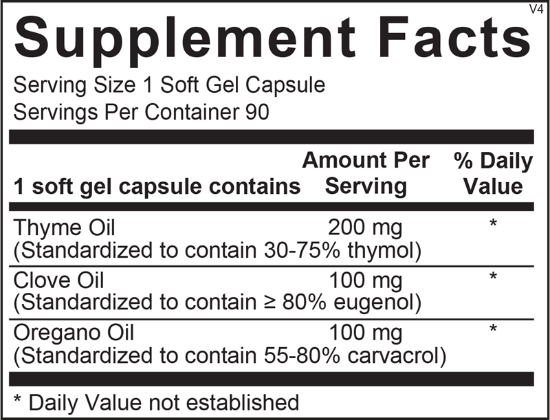 Intestin-ol supplement facts image